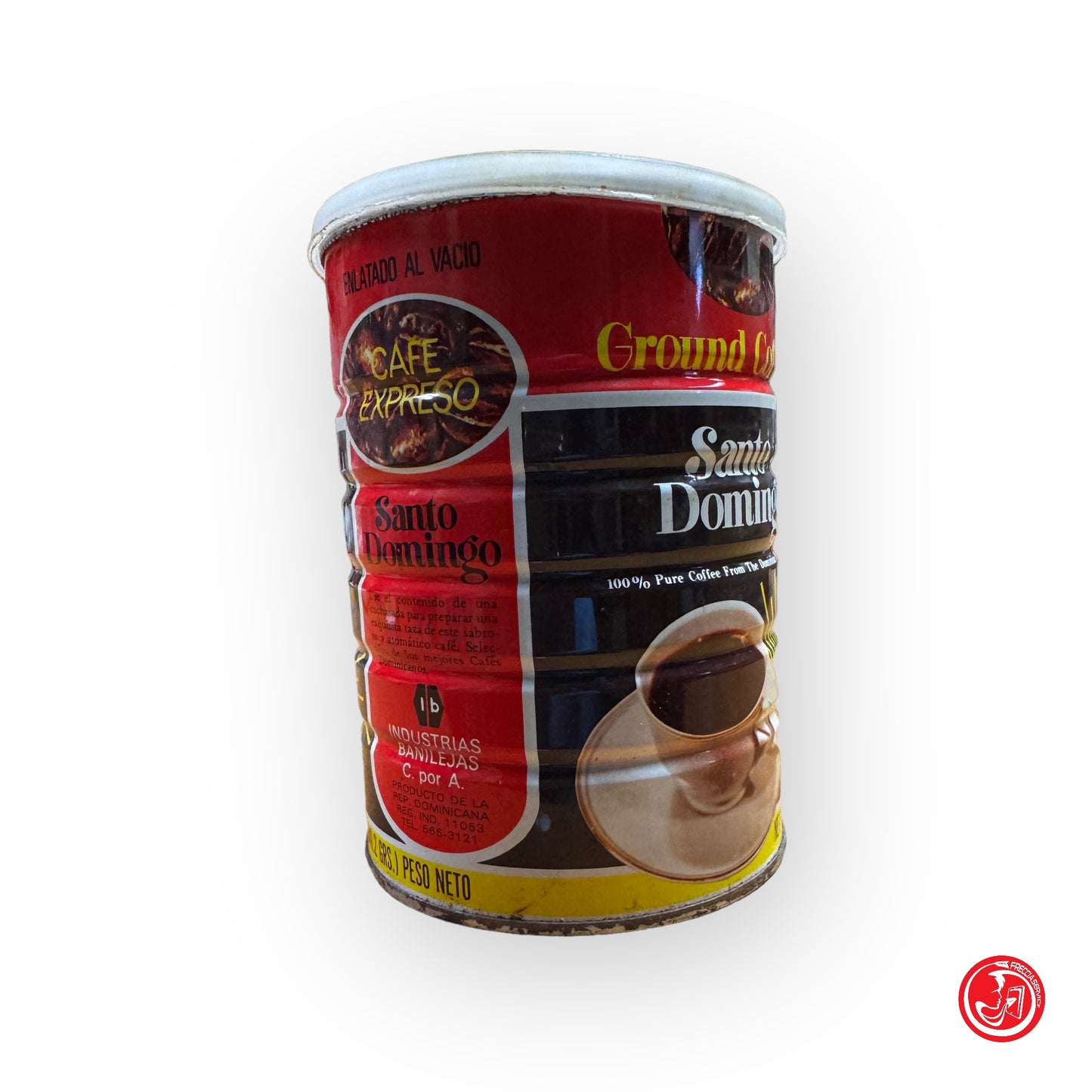 Barattolo di latta Caffè Molido Santo Domingo