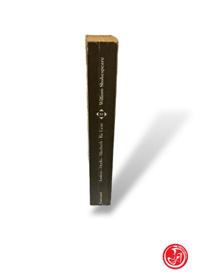 LIBRO SHAKESPEARE - AMLETO OTELLO MACBETH RE LEAR