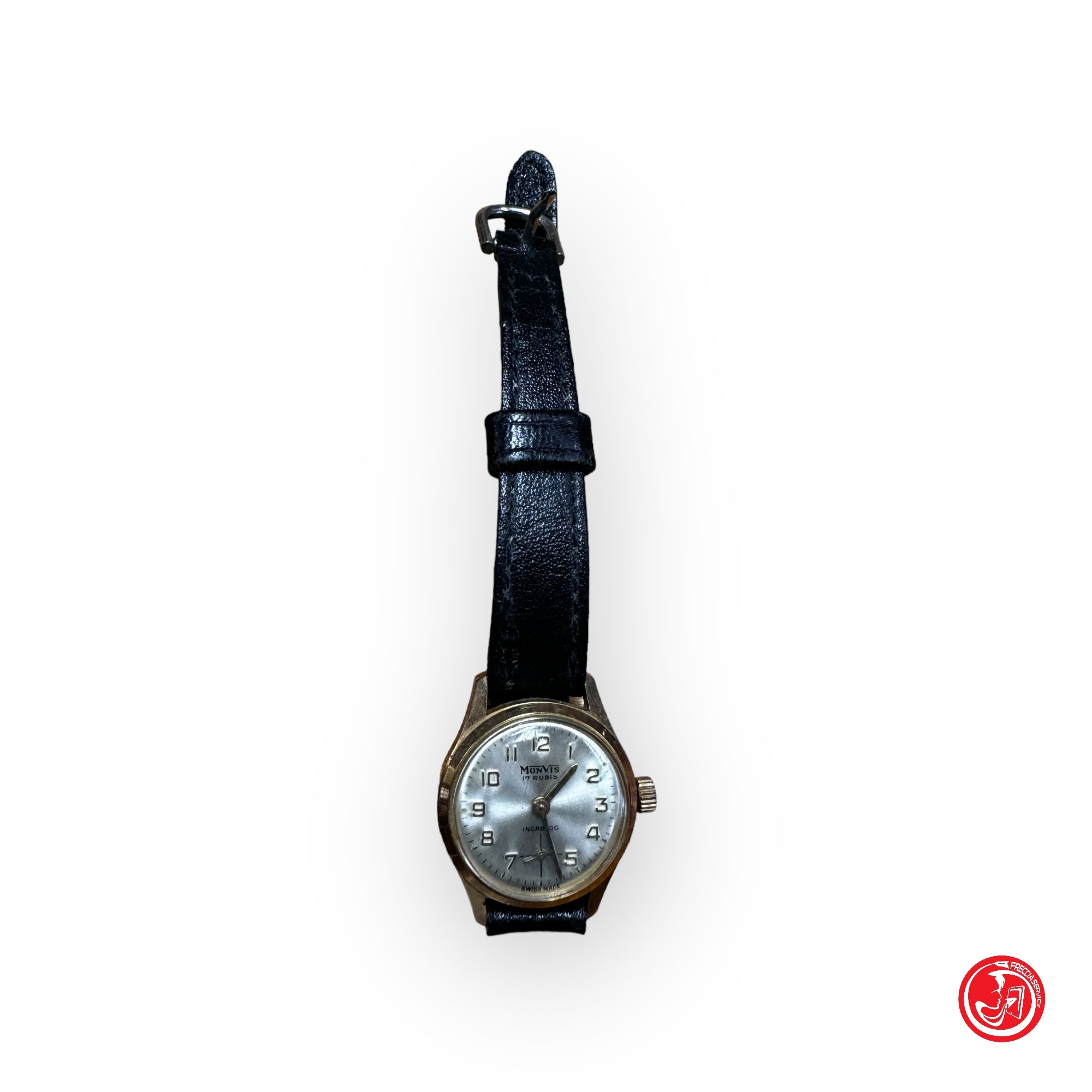 Orologio da polso stainless Monvis 17 rubis n. 1162