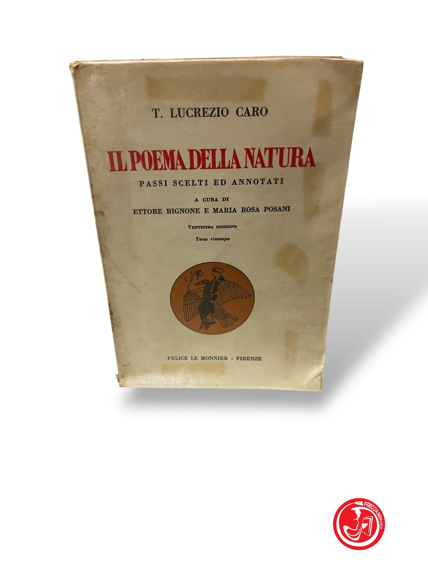 LIBRO IL POEMA DELLA NATURA - LUCREZIO CARO