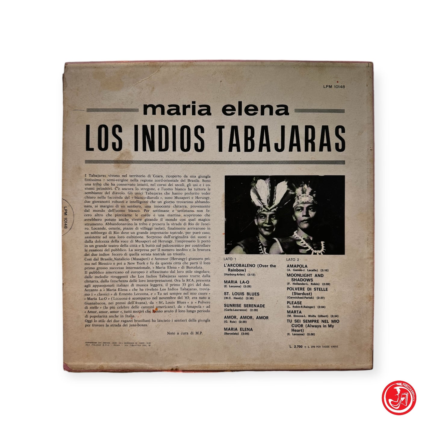 Los Indios tabajaras - Maria Elena - Vinile