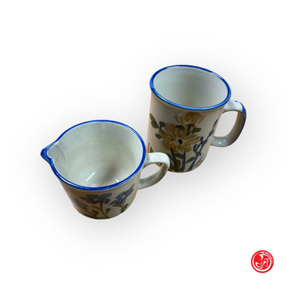 Tazza con lattiera - ceramica