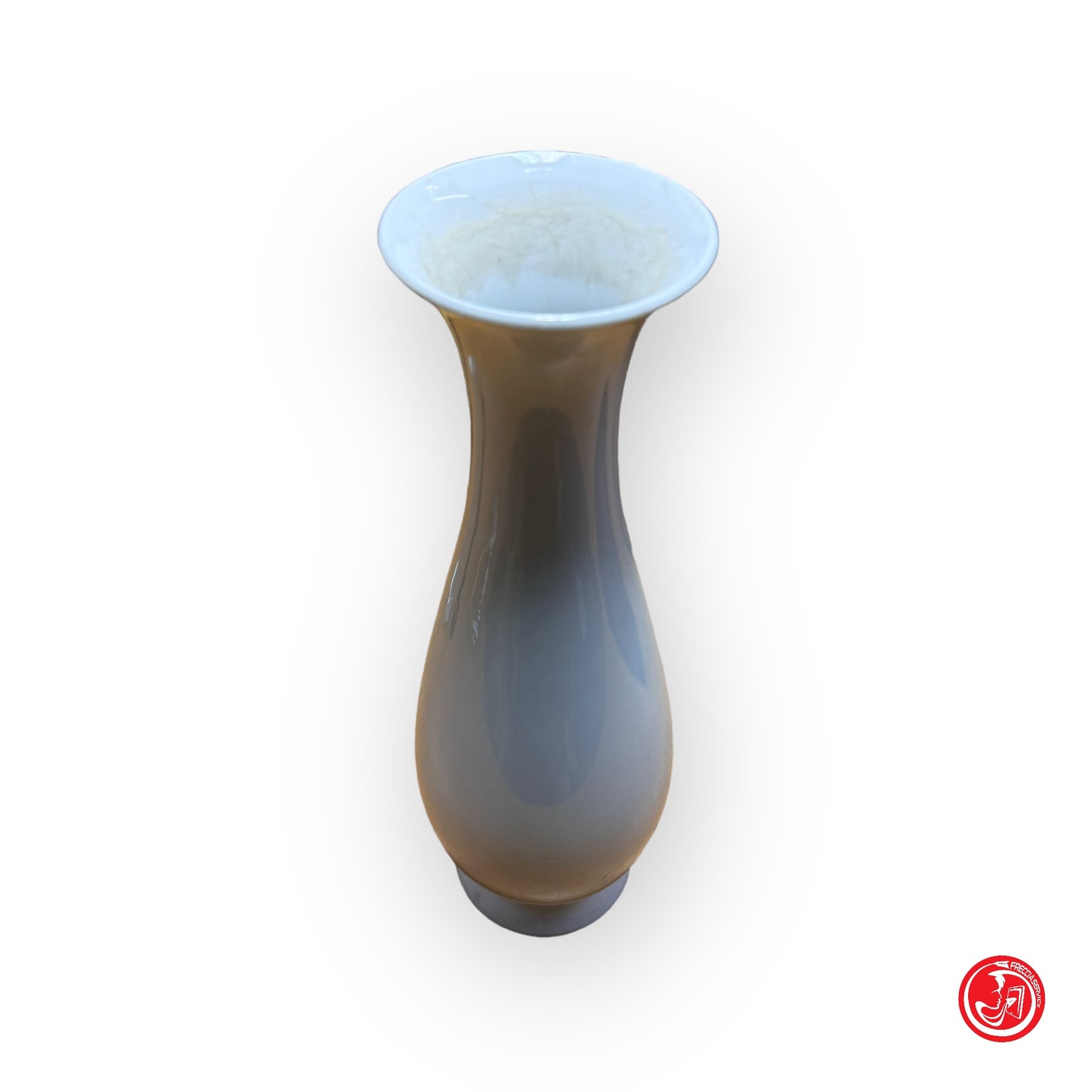 Vaso bianco in ceramica