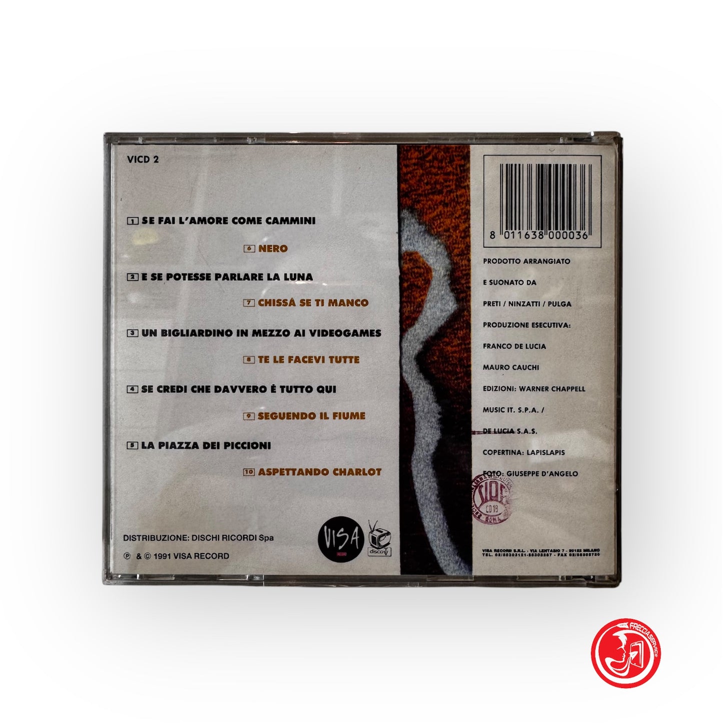 CD italiano - Marcello Pieri - Vengo a piedi con te