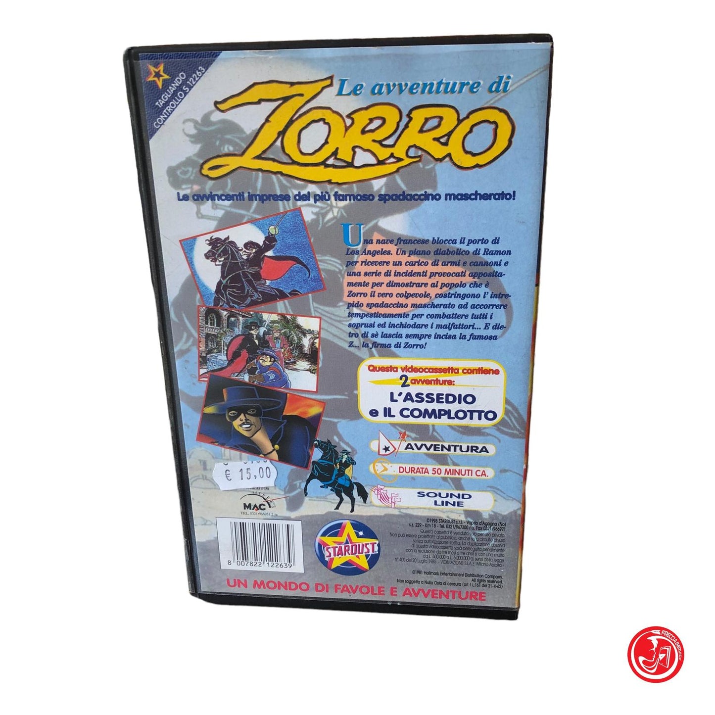 VHS ZORRO STARDUST