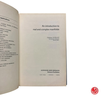 Matematica - G. Sorani - An introduction to real and complex manifolds