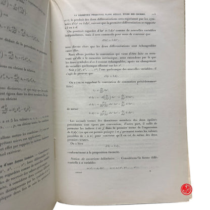 Matematica - Cartan e Vincensini - Lecons sur la theorie des espaces a connexion