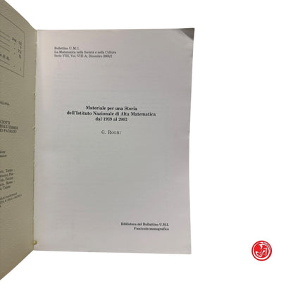 Matematica - Bollettino della unione matematica italiana Sezione A - 2005