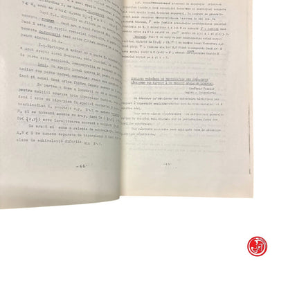 Matematica - Rezumate resumees - Bucaresti-Brasov 1969