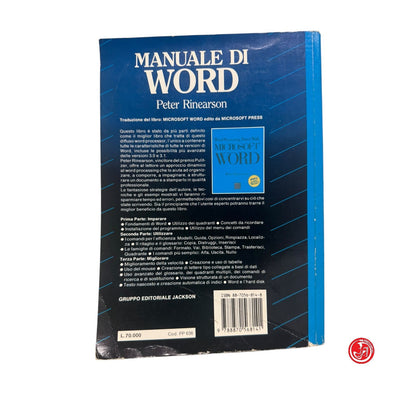 Libri di testo - P. Rinearson - Manuale word