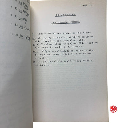 Matematica - M. Ottaviani - Esercizi di matematica 2