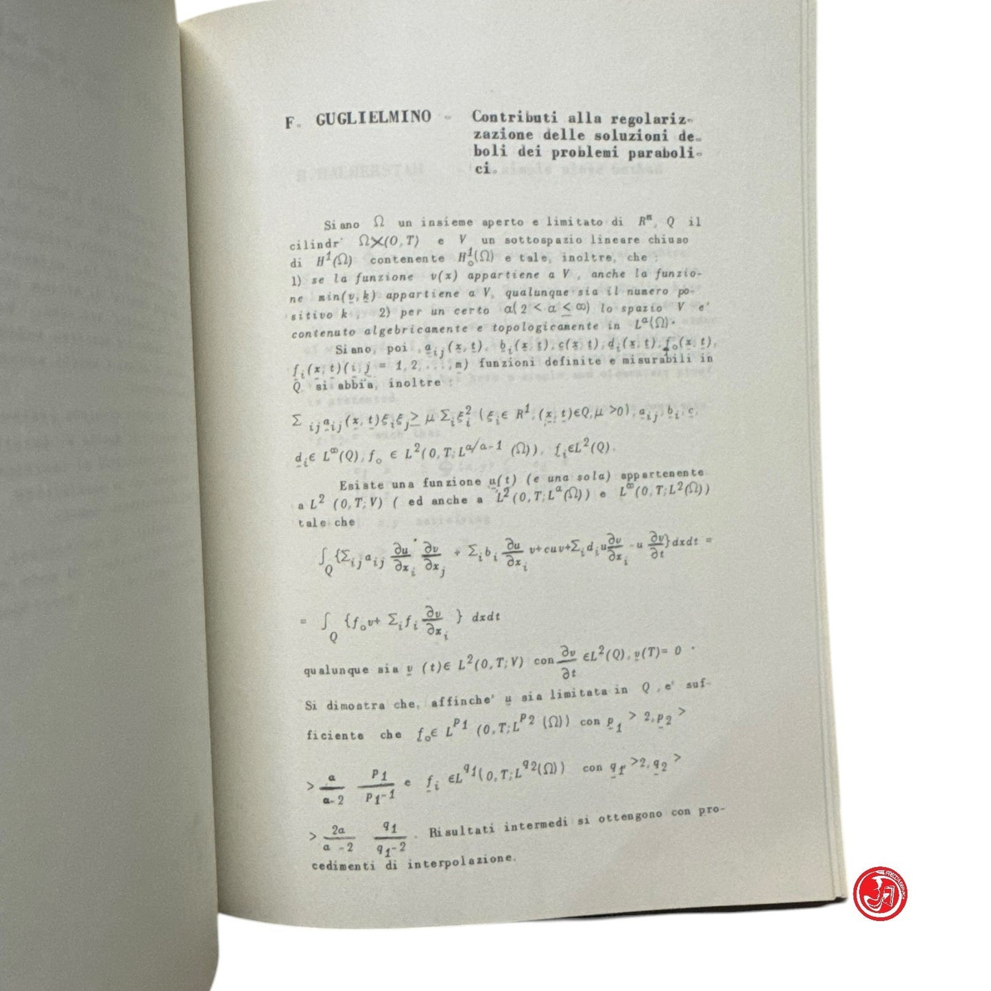 Matematica - VII consiglio nazionale dell'uninone matematica 1963