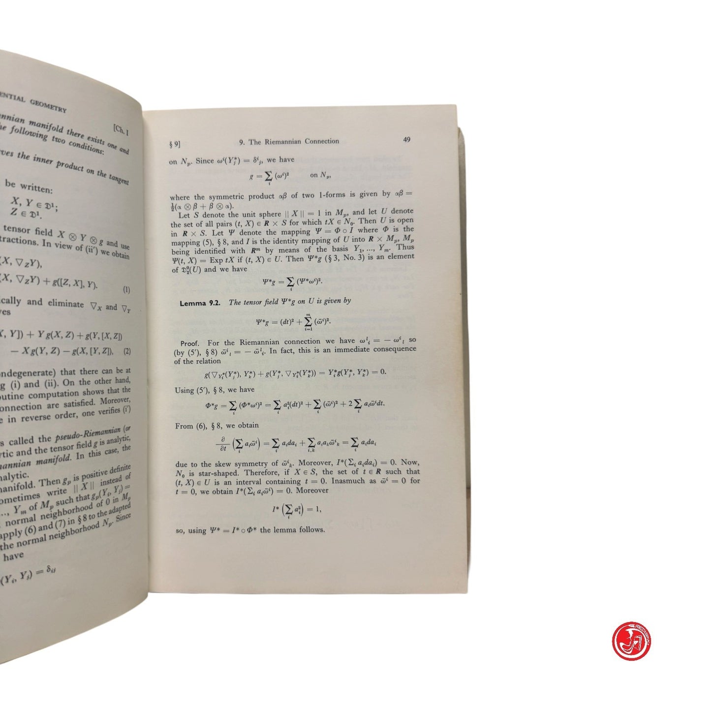 Matematica - Differential geometry and symmetric spaces
