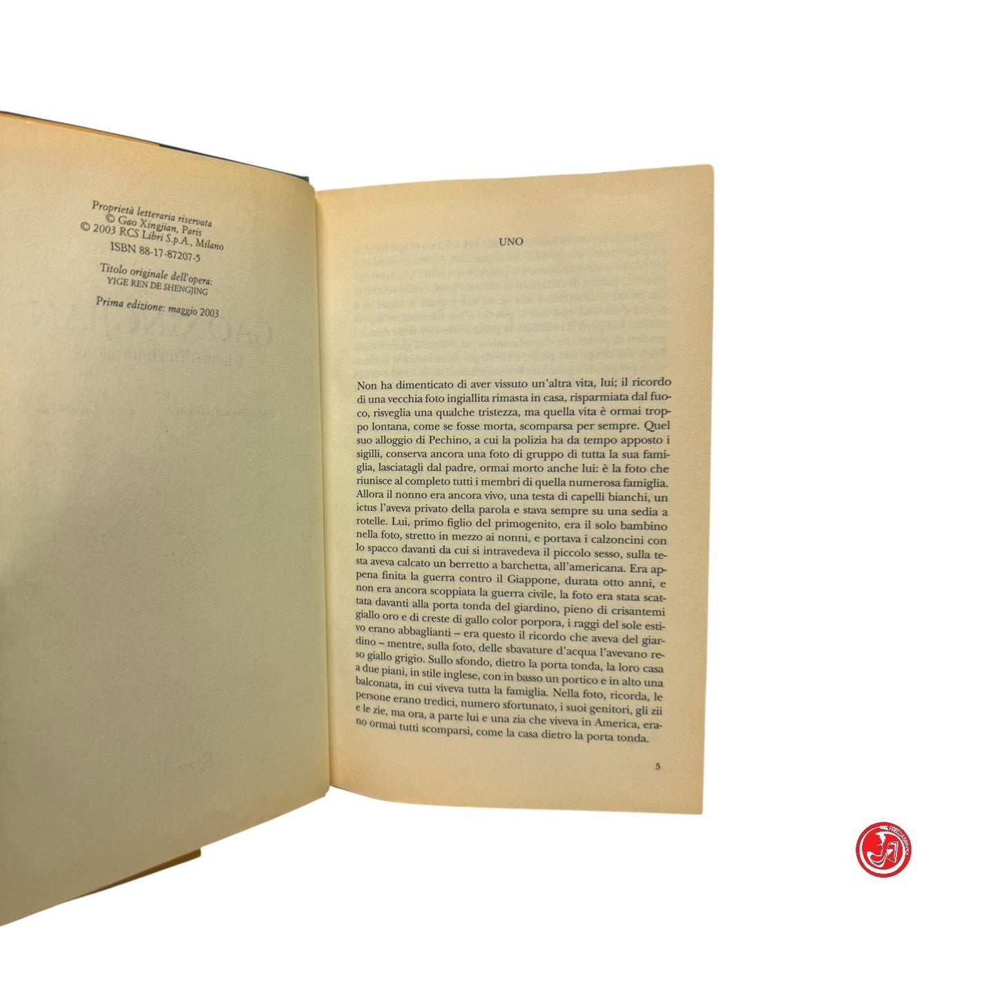 Romanzo - Gao Xingjian - Il Libro di un uomo solo