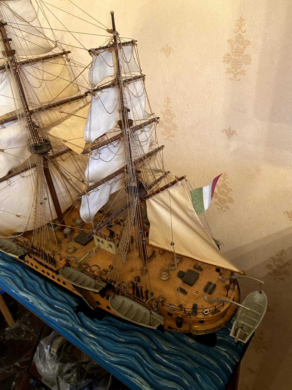 NAVE AMERIGO VESPUCCI REALIZZATA A MANO