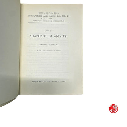 Matematica - Simposio di analisi - Vol. II
