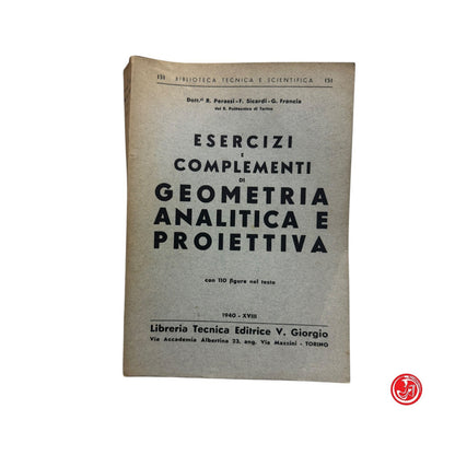 Matematica - Esercizi e complementi di geometria analitica e proiettitva