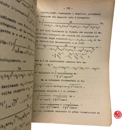 Matematica - T. Boggio - Lezioni di analisi algebrica e infinitesimale Vol. 2