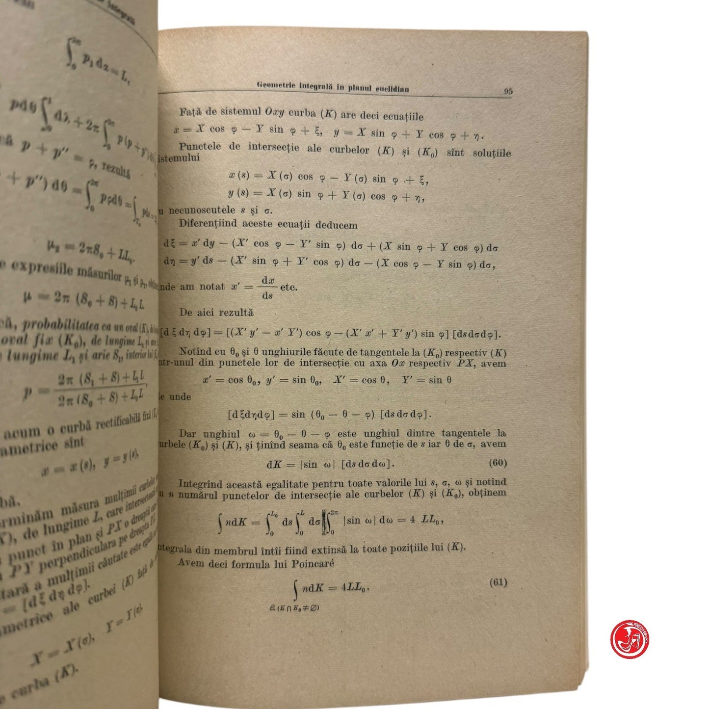 Matematica - M. Stoka - Geometrie integrala