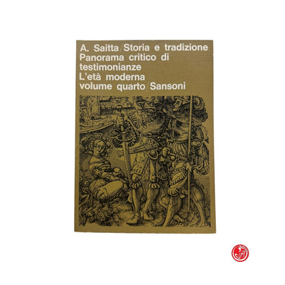 Storico - A. Saitta - Storia e tradizione - Panorama critico di testimonianze