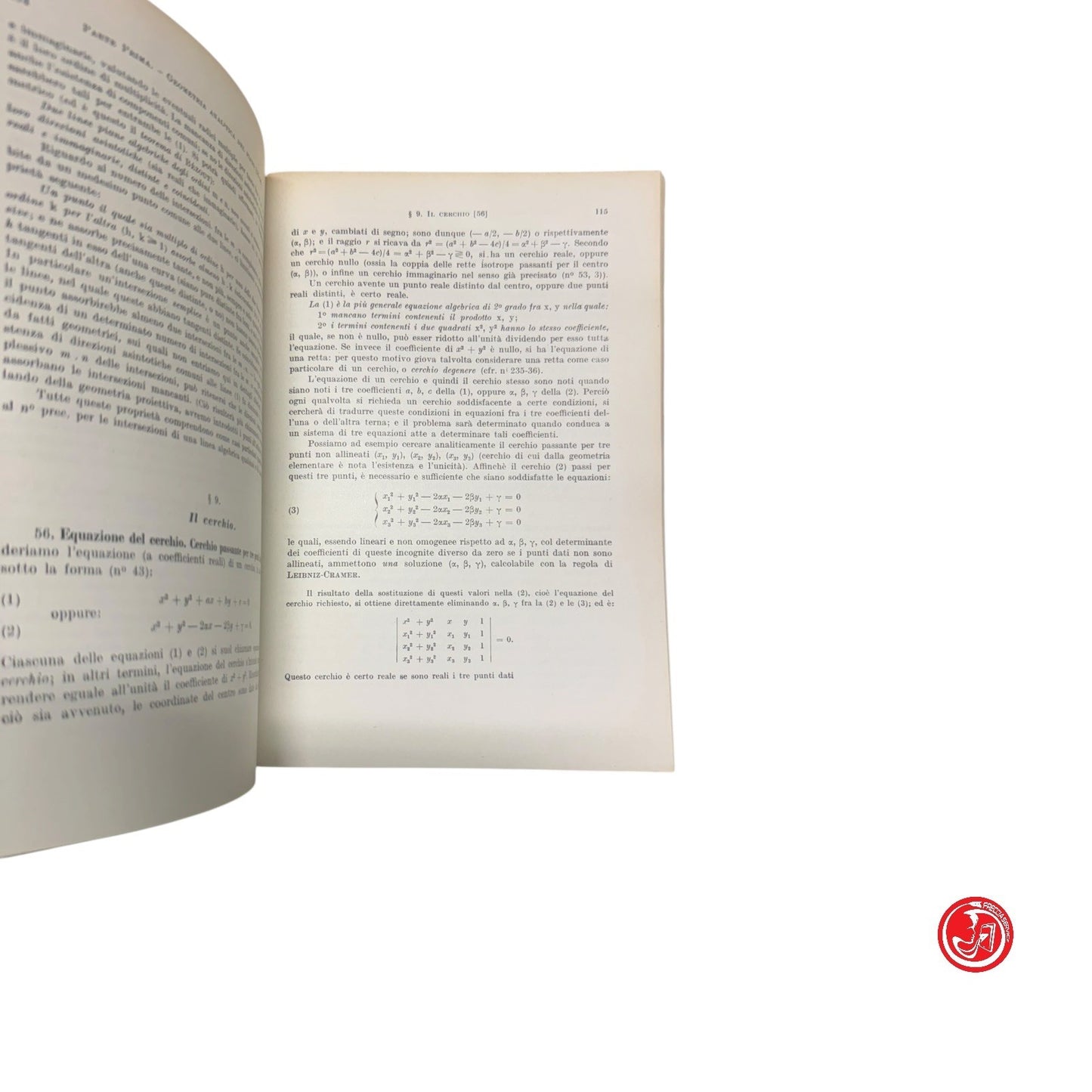 Matematica - G. Fano e A. Terracini - Lezioni di geometria analitica e proiettiv