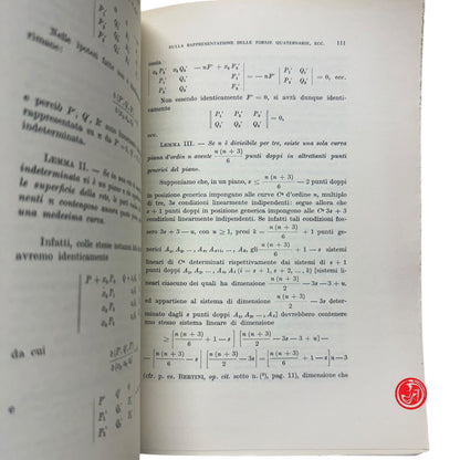 Matematica - A. TERRACINI - SELECTA VOLUME PRIMO e VOLUME SECONDO