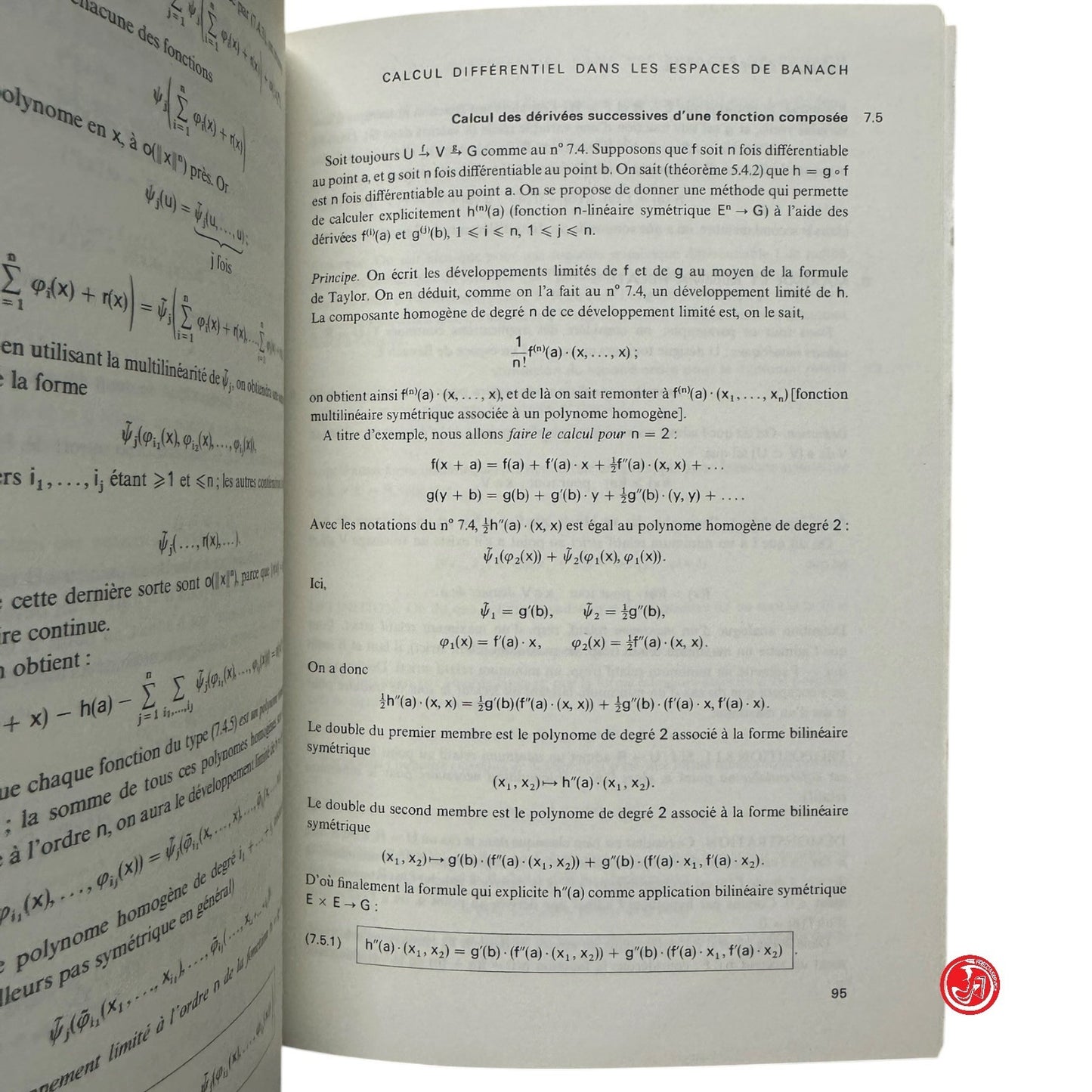 Matematica - H. Cartan - Calcul differentiel