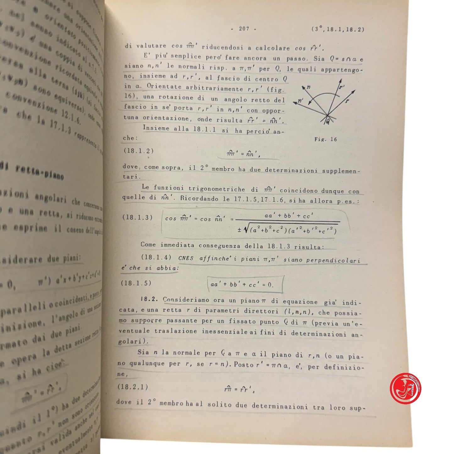 Matematica - E. Martinelli - Lezioni di geometria con esercizi Vol. 1