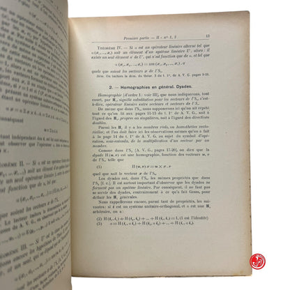 Matematica - C. Burali-Forti e T. Boggio - Espaces courbes critique de la relati