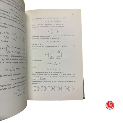 Matematica - E. Gallo - Lezioni di algebra per gli studenti del Corso di Laurea