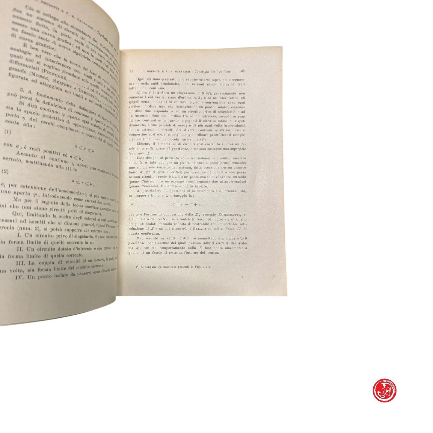 Matematica - Atti del quinto congresso dell'unione matematica italiana - 1956