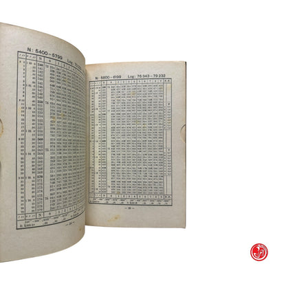 Matematica - R. Federico - Tavole dei logaritmi - Torino 1941