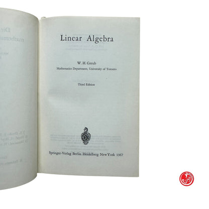 Matematica - W. H.Greub - Linear Algebra