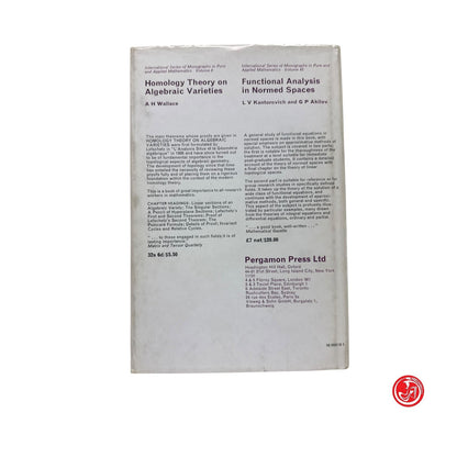Matematica - A. H. Wallace - An introduction to Algebric Topology