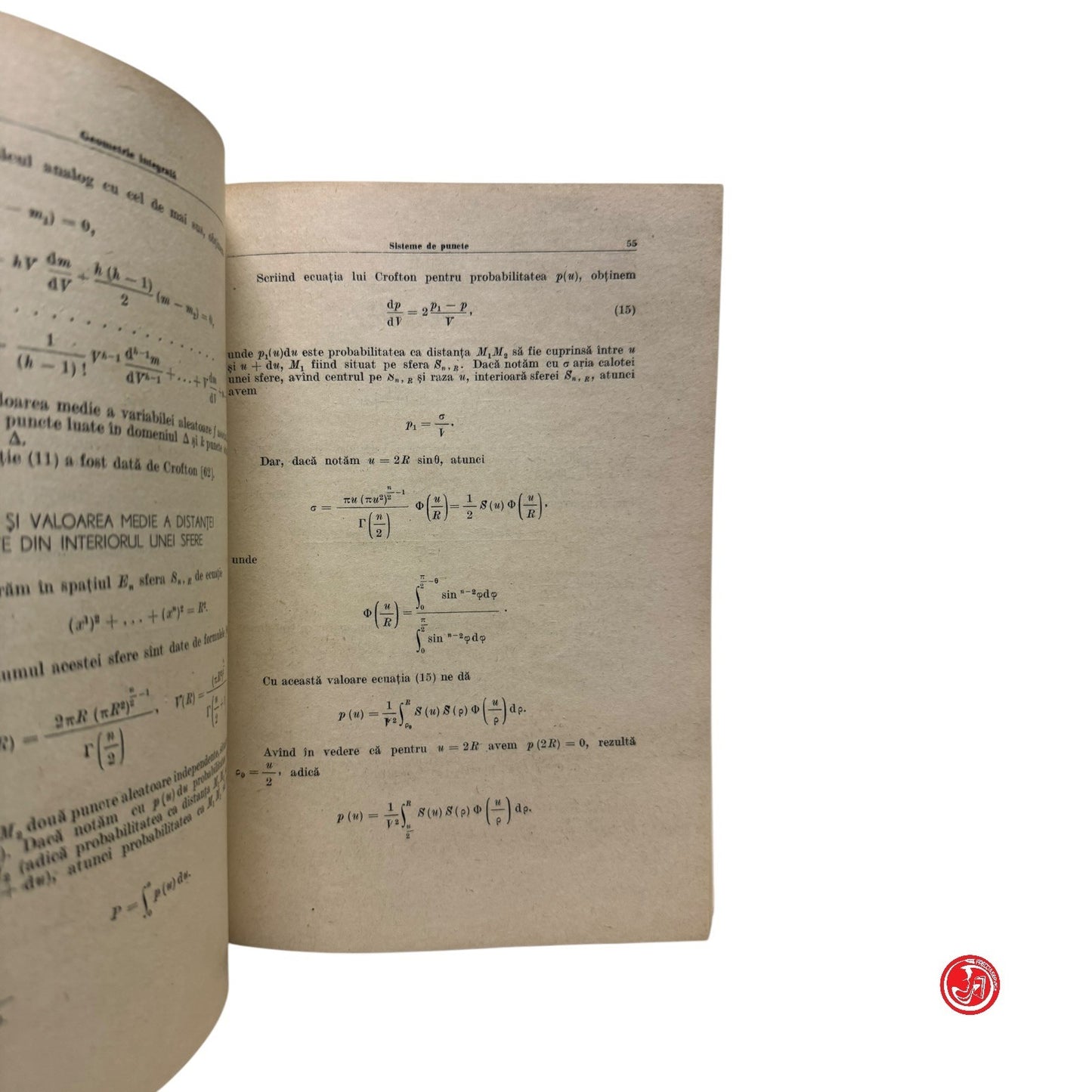 Matematica - M. Stoka - Geometrie integrala