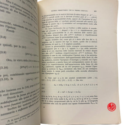 Matematica - A. TERRACINI - SELECTA VOLUME PRIMO e VOLUME SECONDO
