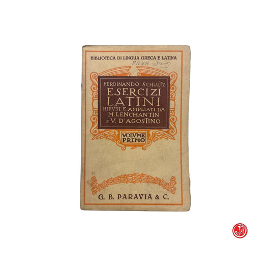Libri di testo - F. Schultz - Esercizi latini rifvsi e ampliati