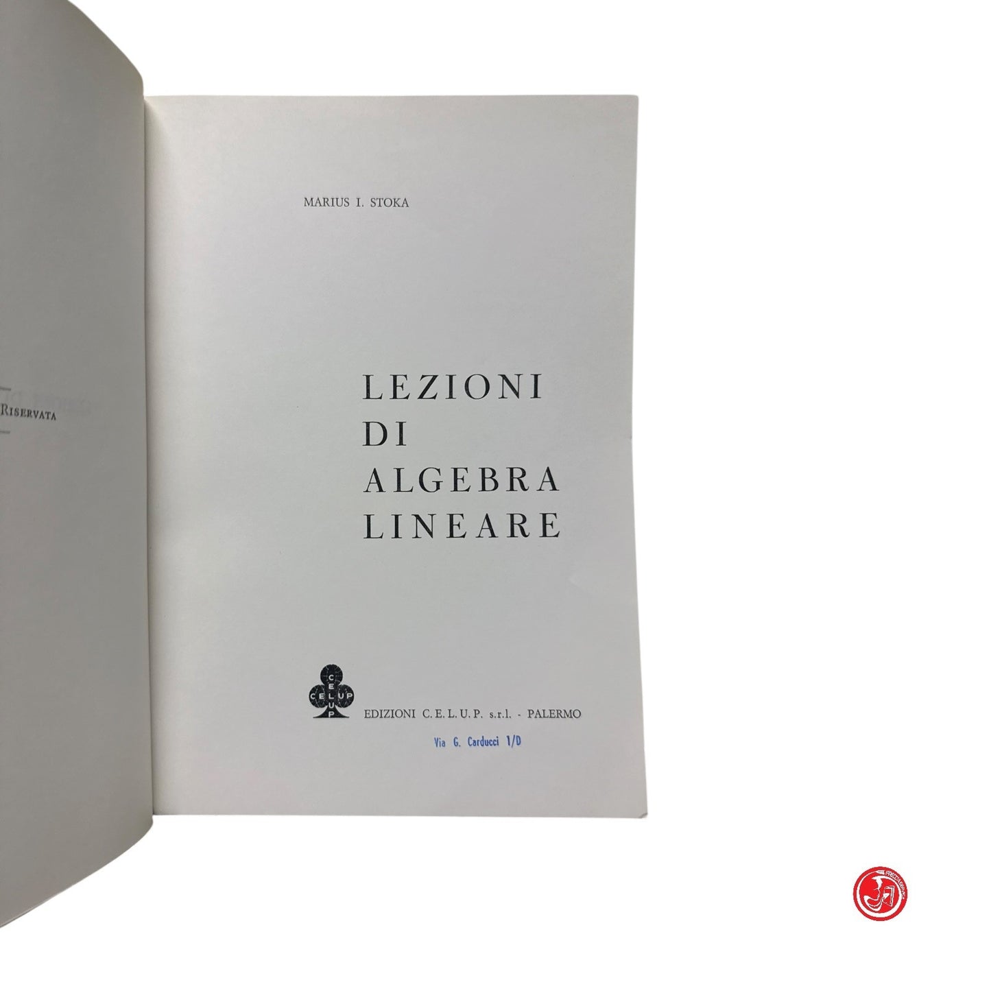 Matematica - M. Stoka - Lezioni di algebra lineare