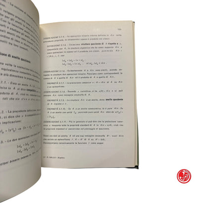 Matematica - E. Gallo - Lezioni di algebra per gli studenti del Corso di Laurea