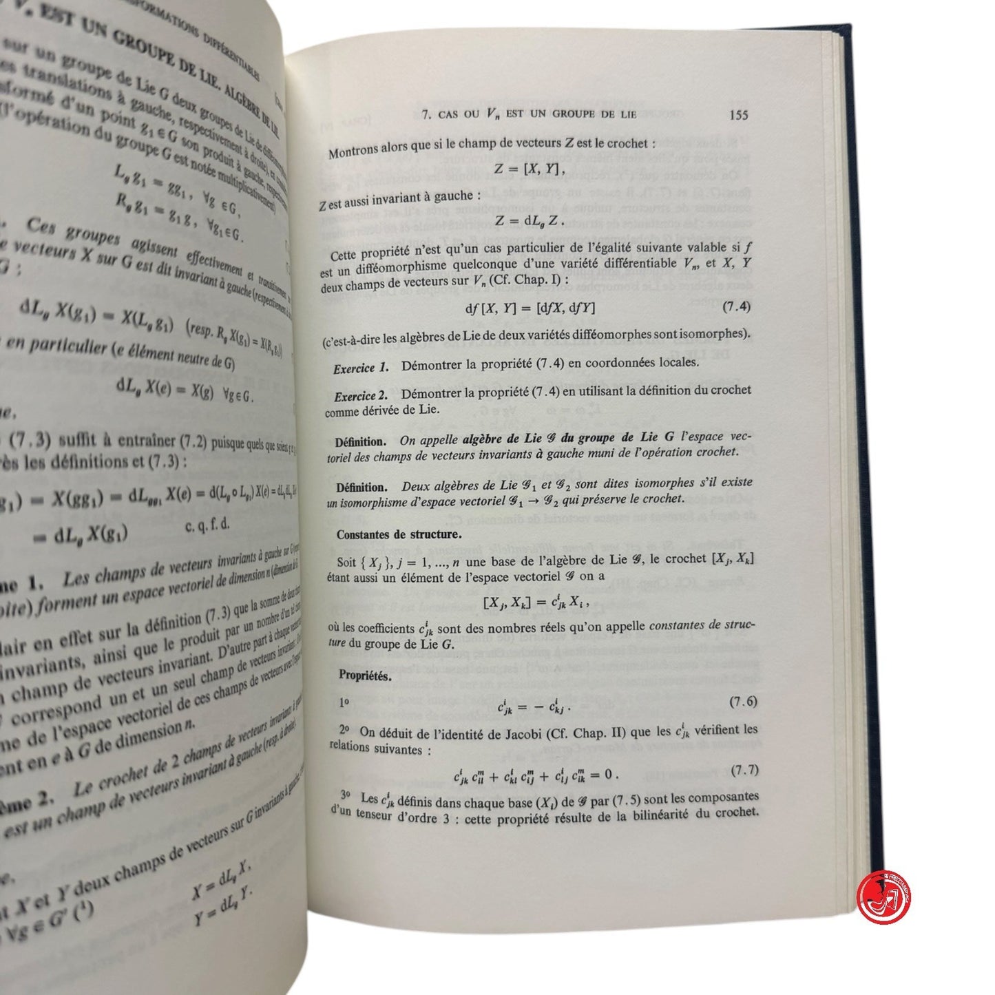 Matematica - Y. Choquet-Bruhat - Geometrie differentielle et systemes exterieurs
