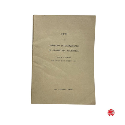 Matematica - Atti del convegno internazionale di geometria algebrica