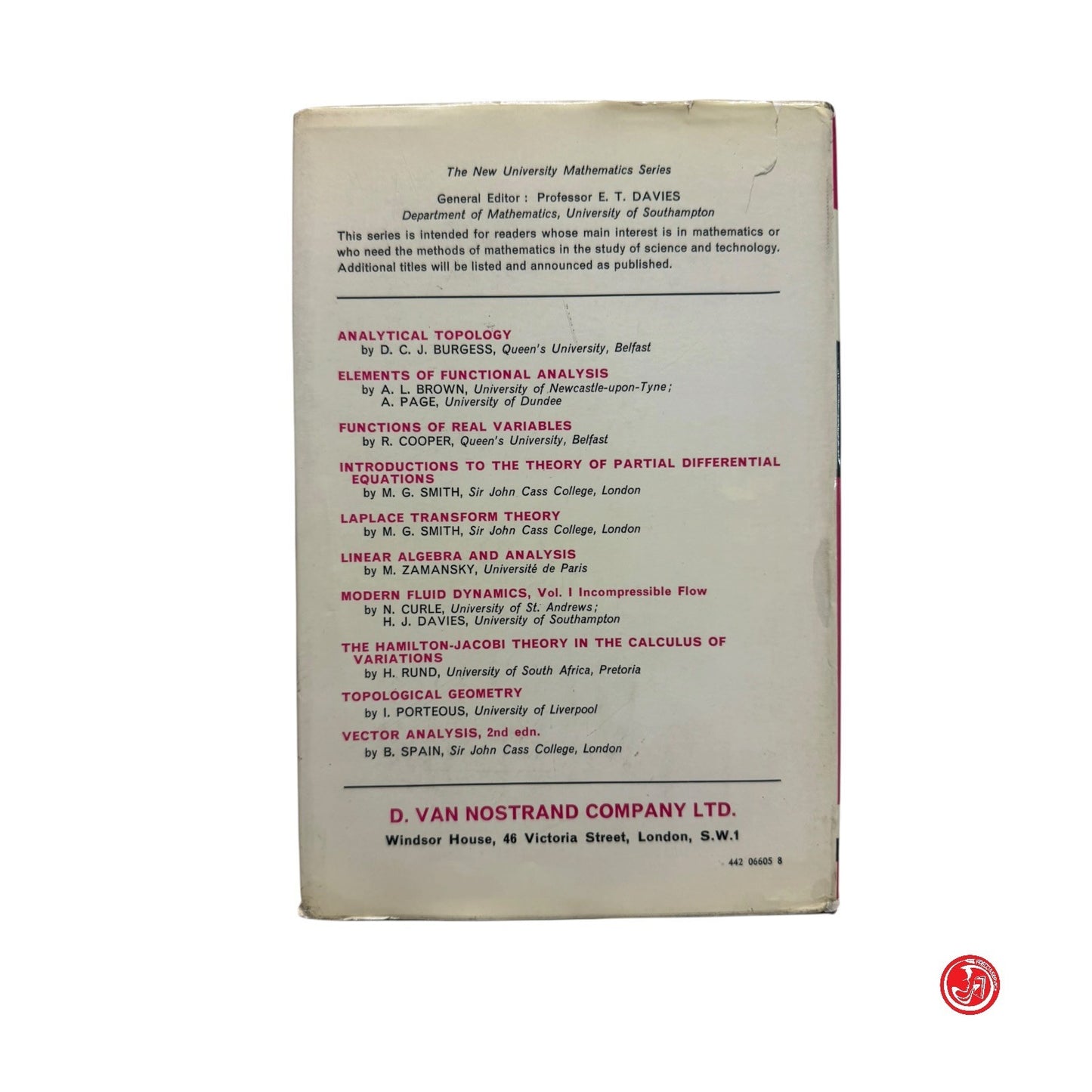 Matematica - Van Nonstrand - Topological geometry