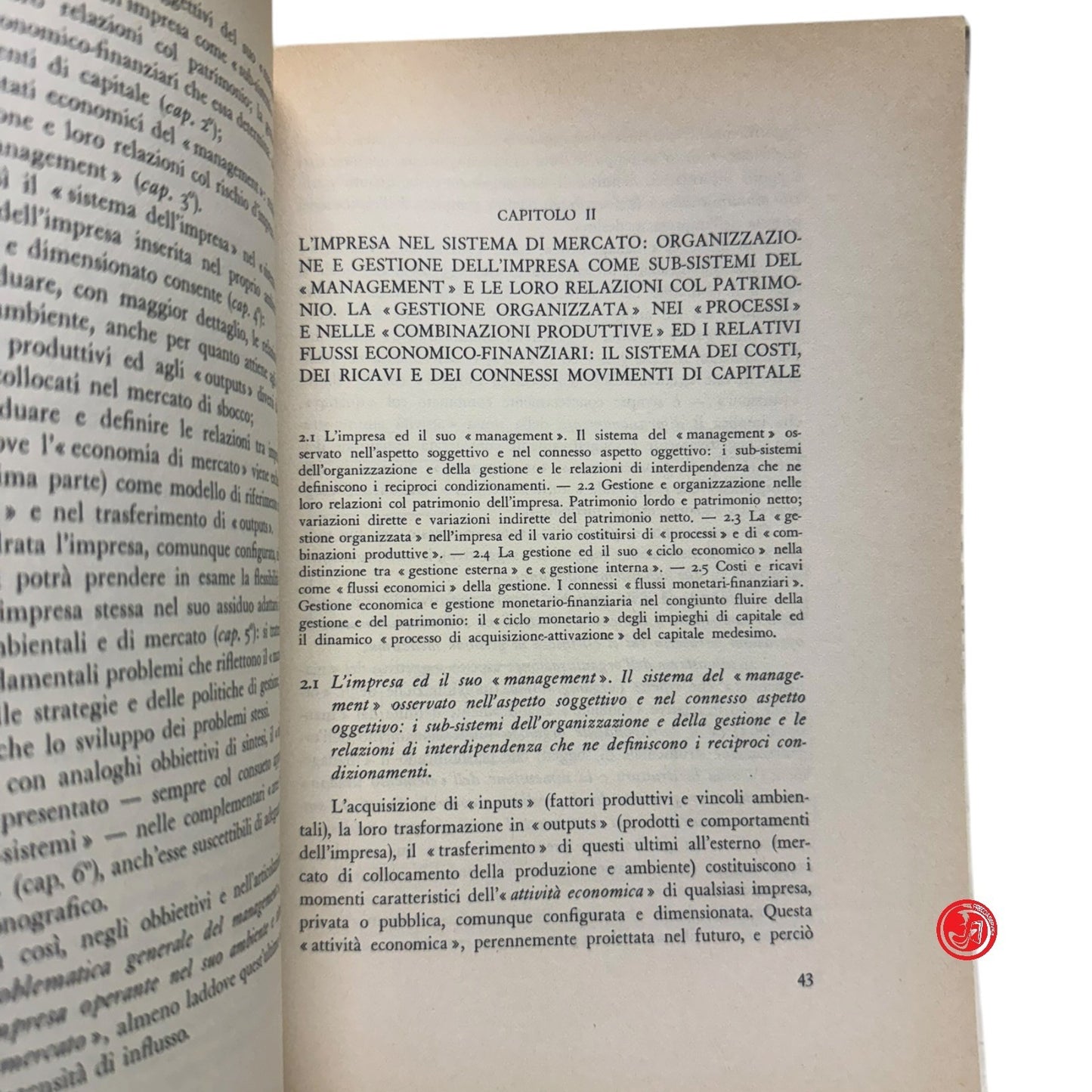 Libri di testo - G. Ferrero - Impresa e management