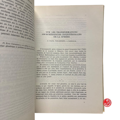 Matematica - Conferenze generali e simposio di geometria differenziale 1962