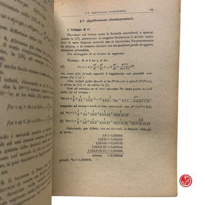 Matematica - T. Boggio - Lezioni di analisi algebrica e infinitesimale Vol. 1