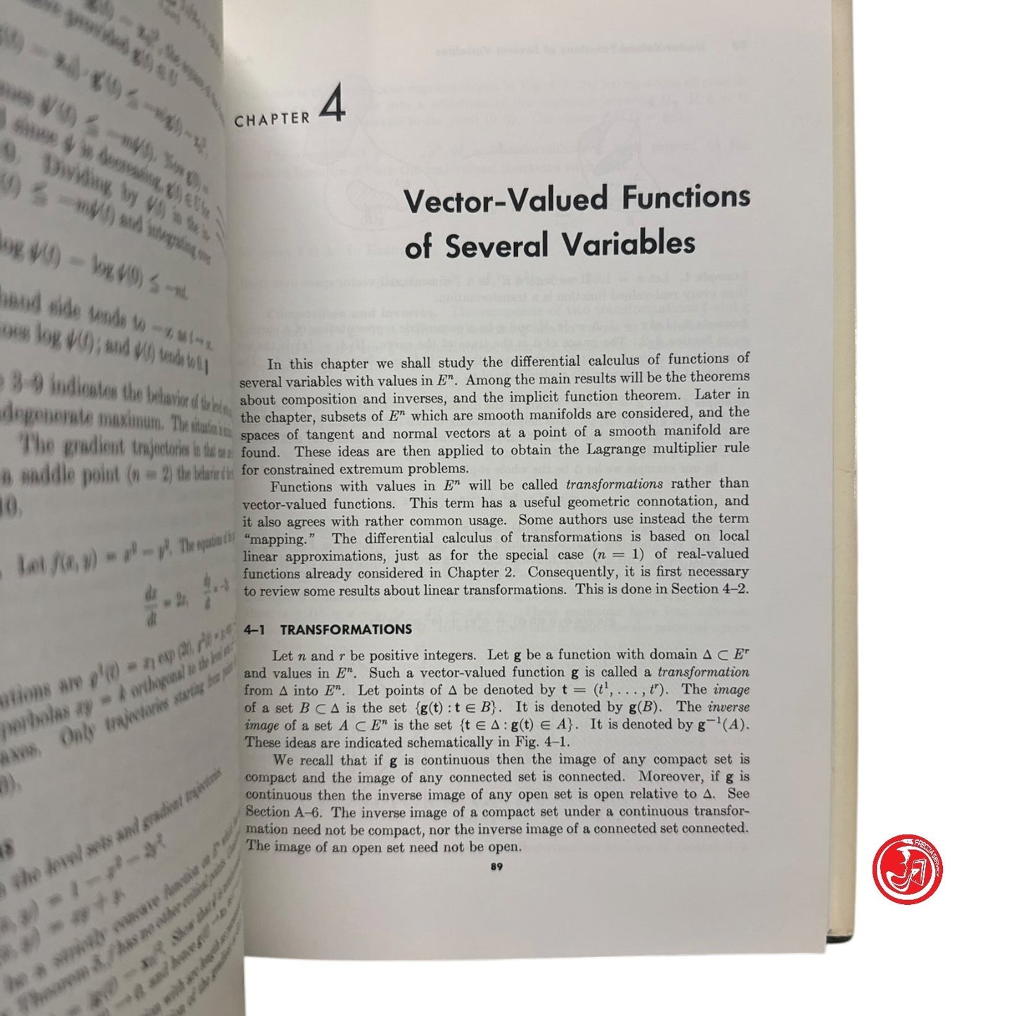 Matematica - W. H. Fleming - Functions of several variables
