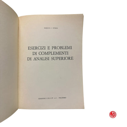 Matematica - M. Stoka - Esercizi e problemi di complementi di analisi superiore