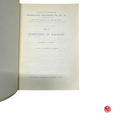 Matematica - Simposio di meccanica e matematica applicata Vol. II