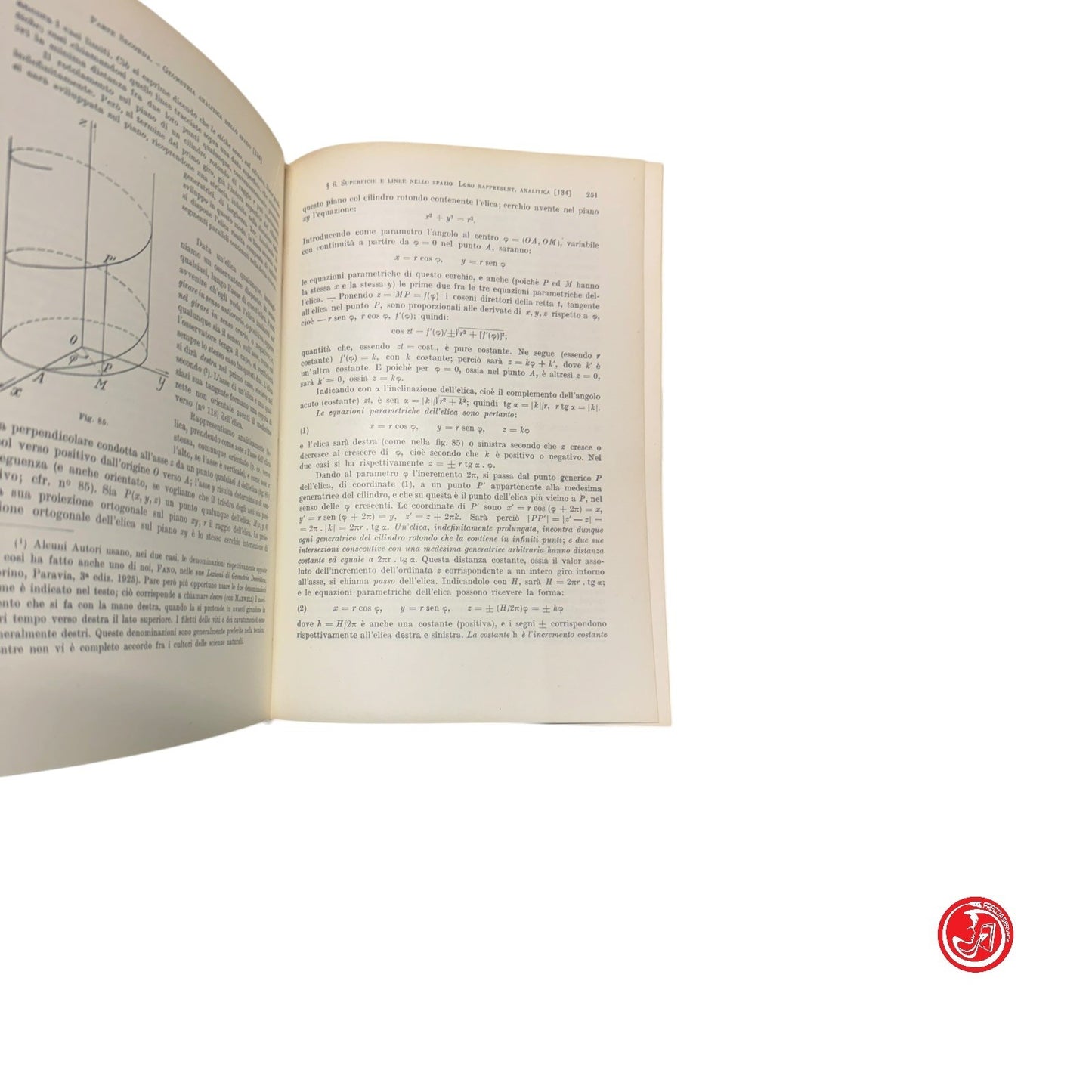 Matematica - G. Fano e A. Terracini - Lezioni di geometria analitica e proiettiv