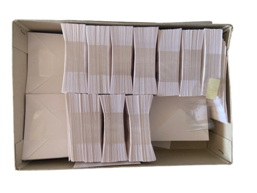 approximately 600 envelopes - Kartos